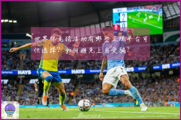 世界杯竞猜活动有哪些正规平台可供选择？如何避免上当受骗？