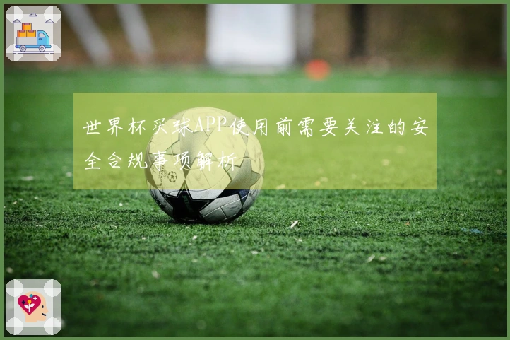 世界杯买球APP使用前需要关注的安全合规事项解析