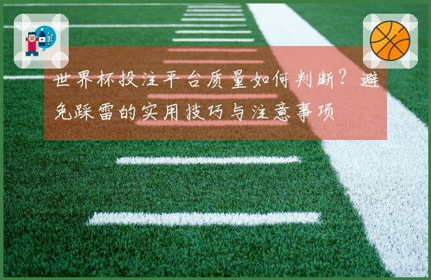 世界杯投注平台质量如何判断？避免踩雷的实用技巧与注意事项